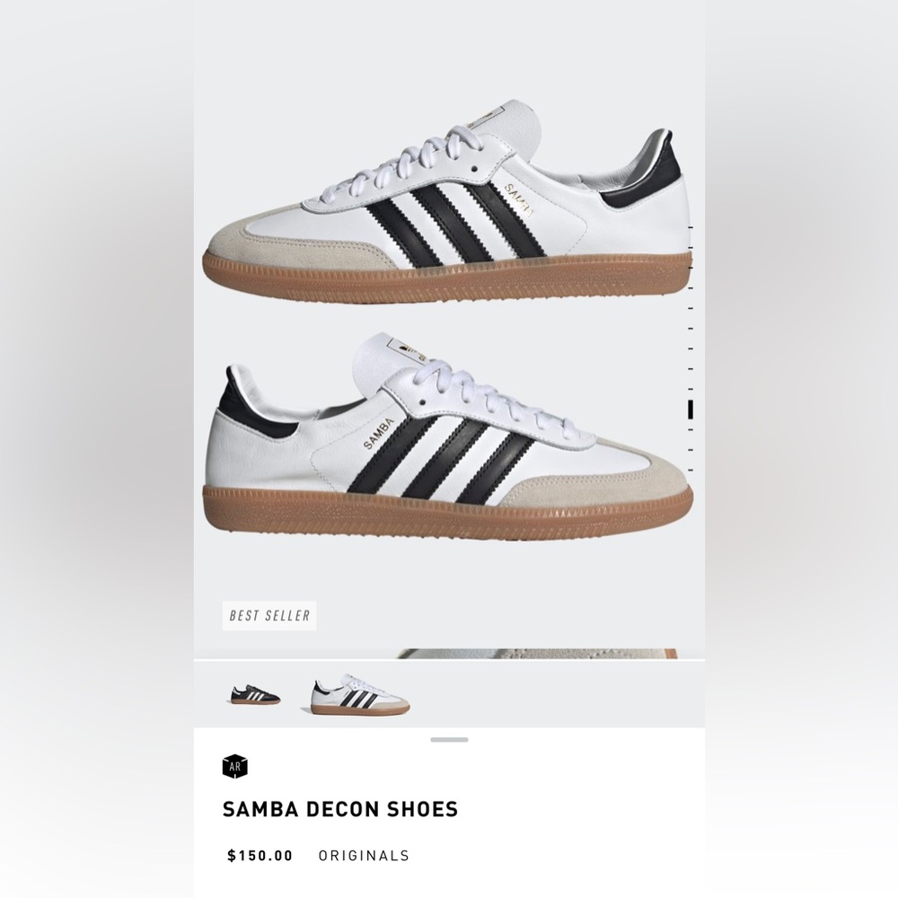 Adidas Samba Decon (black/white/gum)